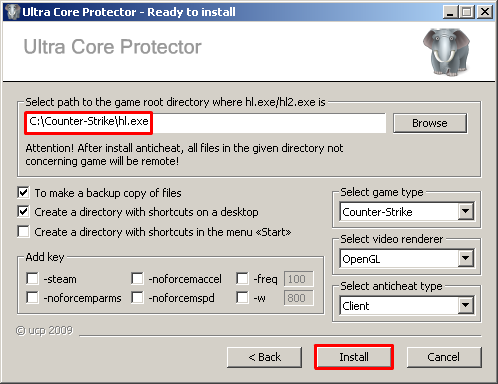 If installation process it was completed, the button "Next" becomes active, and it is necessary to press it.
